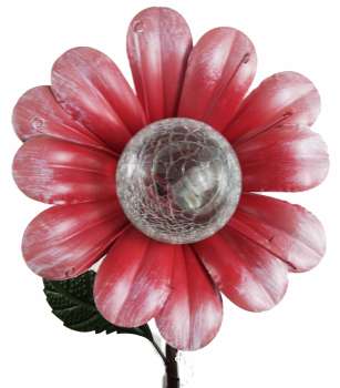 Preview: Beeindruckende LED Blume - Gartenstecker